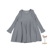 The Long Sleeve Dress - Slate