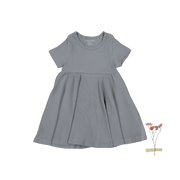 The Short Sleeve Dress - Slate