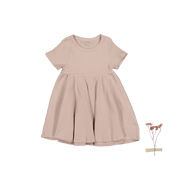 The Short Sleeve Dress - Mauve