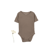 The Short Sleeve Onesie - Taupe