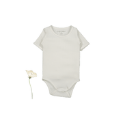 The Short Sleeve Onesie - Bone
