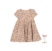 The Printed Short Sleeve Dress - Floral Blush