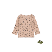 The Printed Long Sleeve Tee - Floral Blush