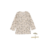 The Printed Long Sleeve Tee - Floral Sand