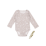 The Printed Long Sleeve Onesie - Signature