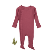 The Snap Romper - Raspberry