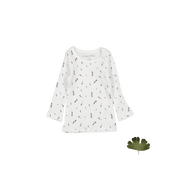 The Printed Long Sleeve Tee - Tulip