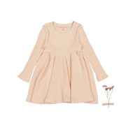 The Long Sleeve Dress - Powder