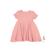 The Short Sleeve Dress - Rose