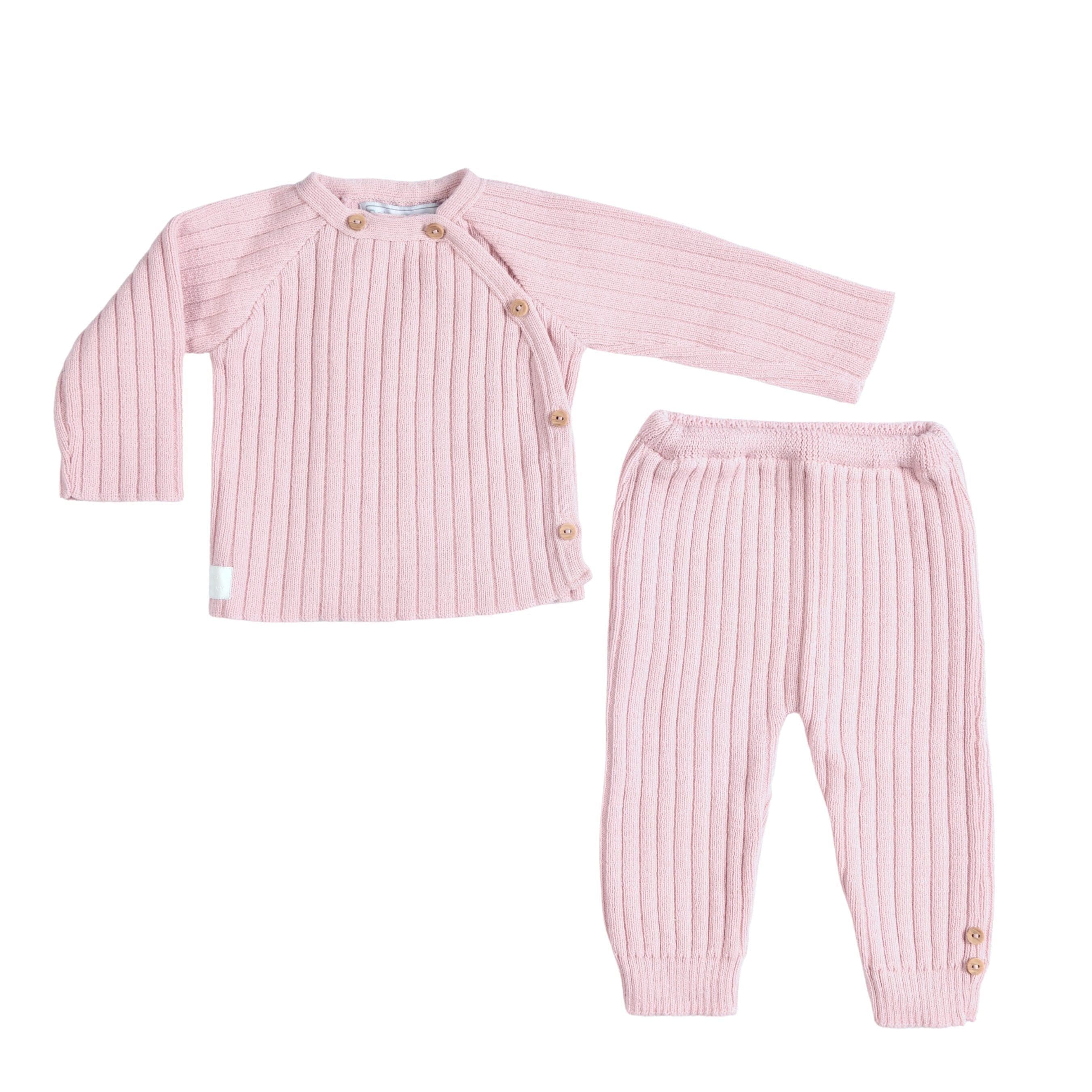 MAILLE LOVE | Girls Pale Pink Knit Gift Set (5)