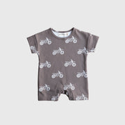 French Terry Romper | Dirt Bike