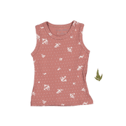 The Printed Tank - Rosewood Floral