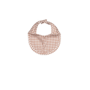 The Printed Bib - Rosewood Gingham