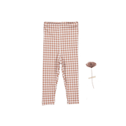 The Printed Legging - Rosewood Gingham