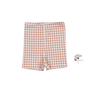 The Printed Short  - Rosewood Gingham