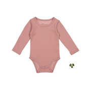 The Long Sleeve Onesie - Rosewood