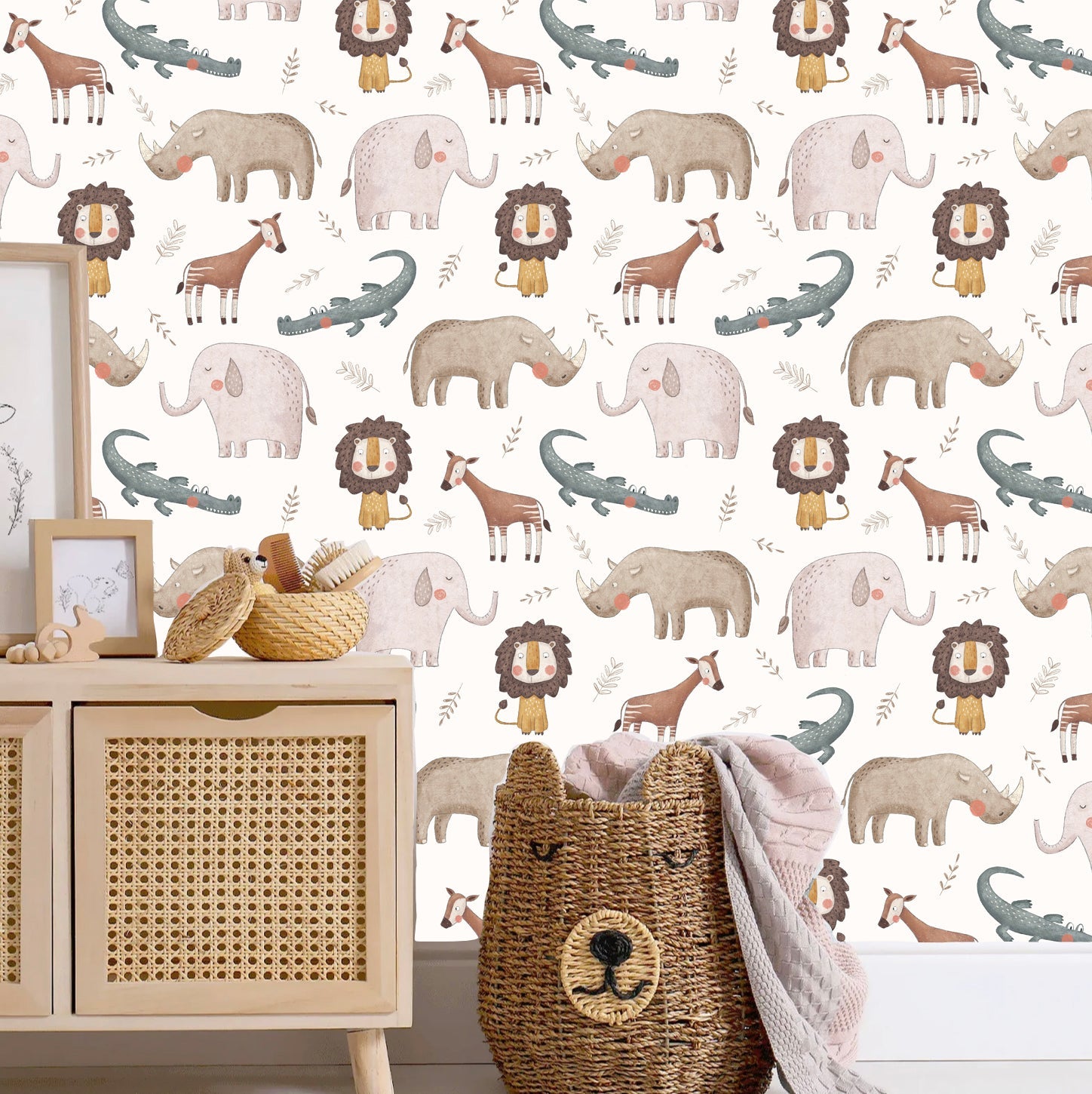 Arctic Animals Wallpaper - Nursery Wall Decor Wallpapers