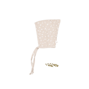 The Printed Pixie Bonnet - Sand Petal