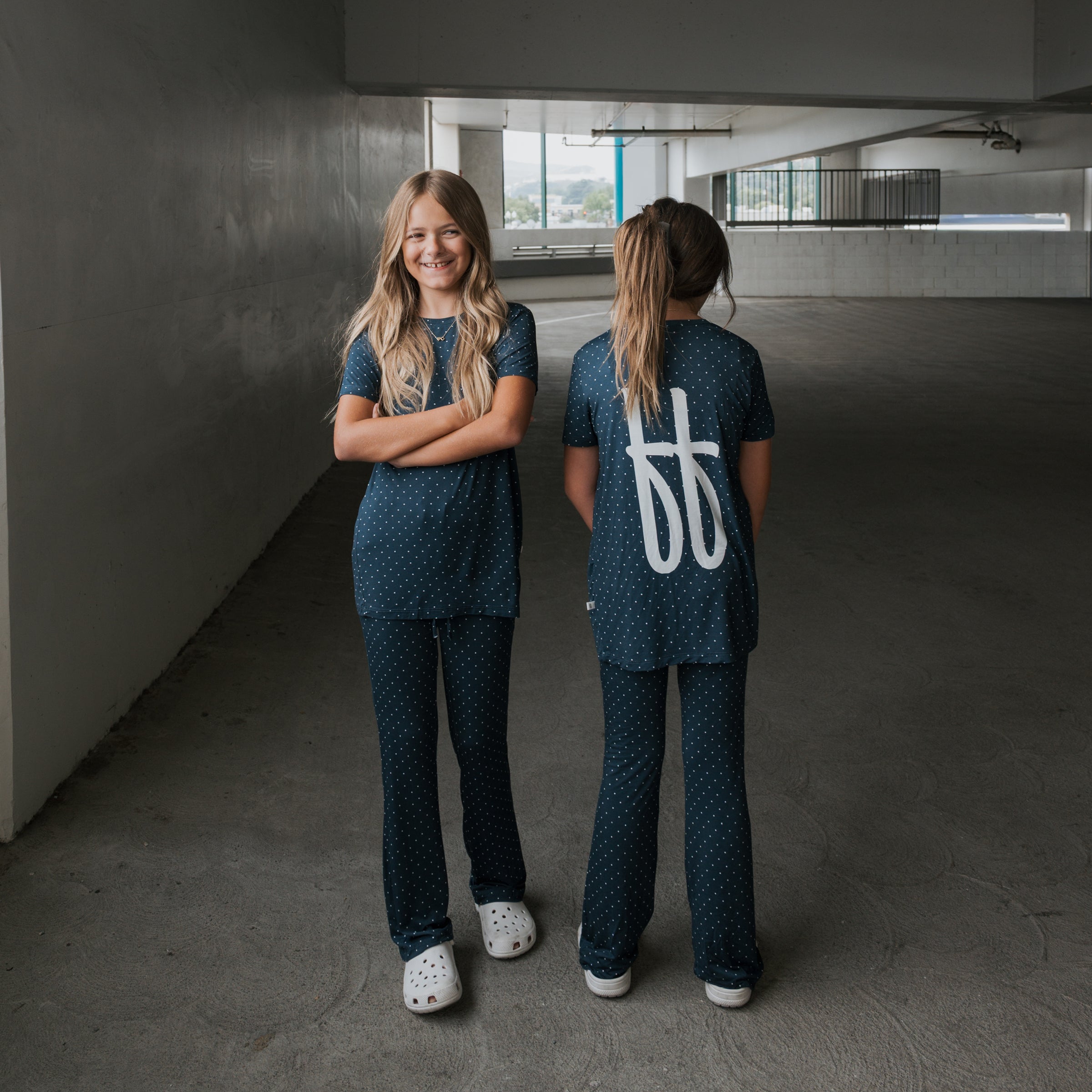 Child Short Sleeve Bamboo Lounge Set | Emery