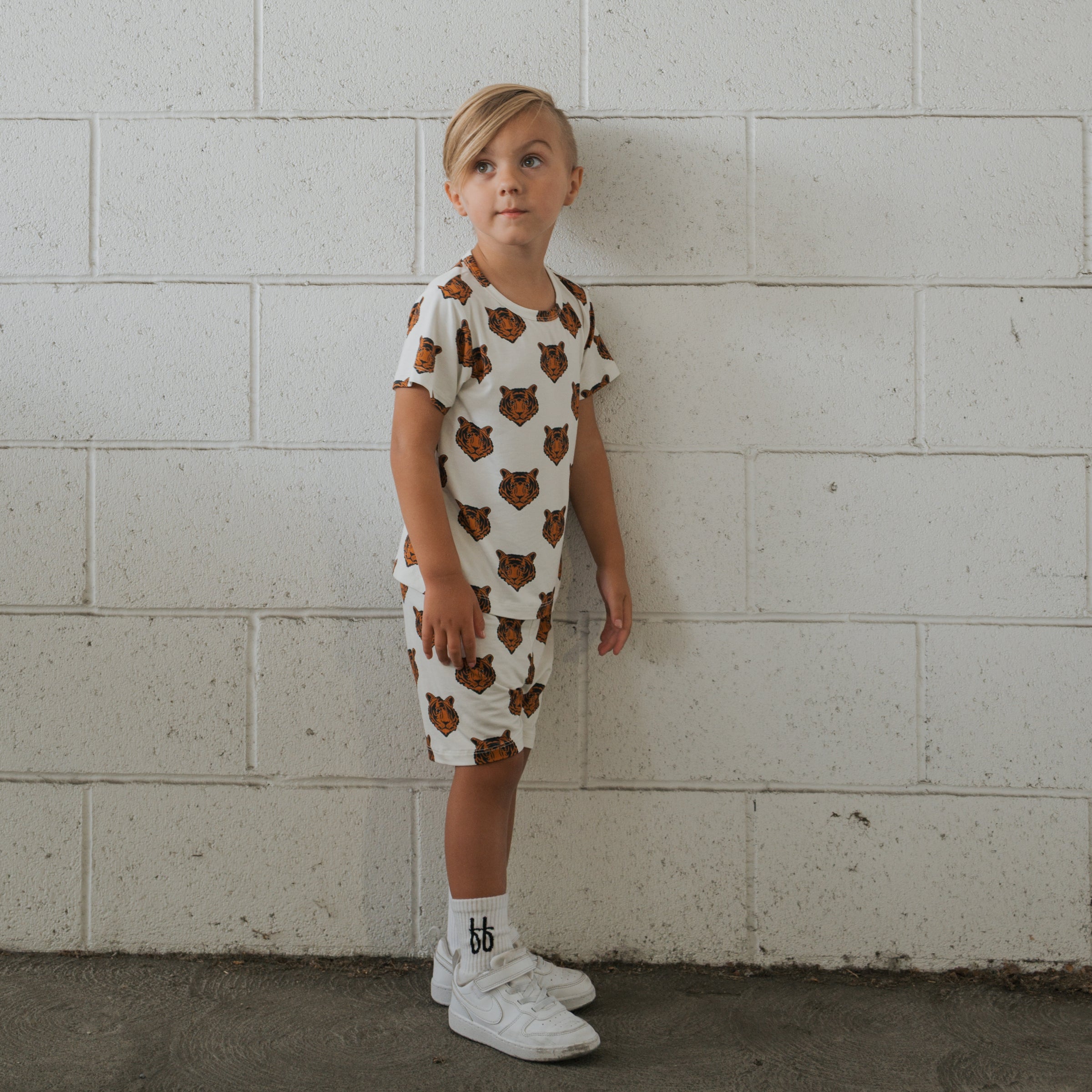 Bamboo Short Set | Tigers
