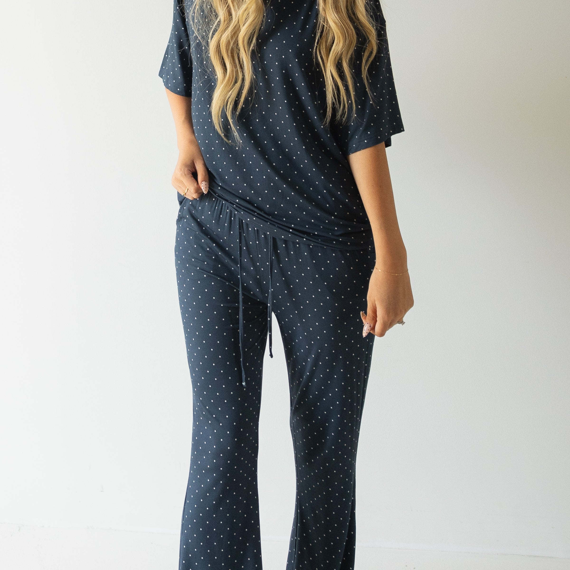 Short Sleeve Women's Bamboo Lounge Set | Emery
