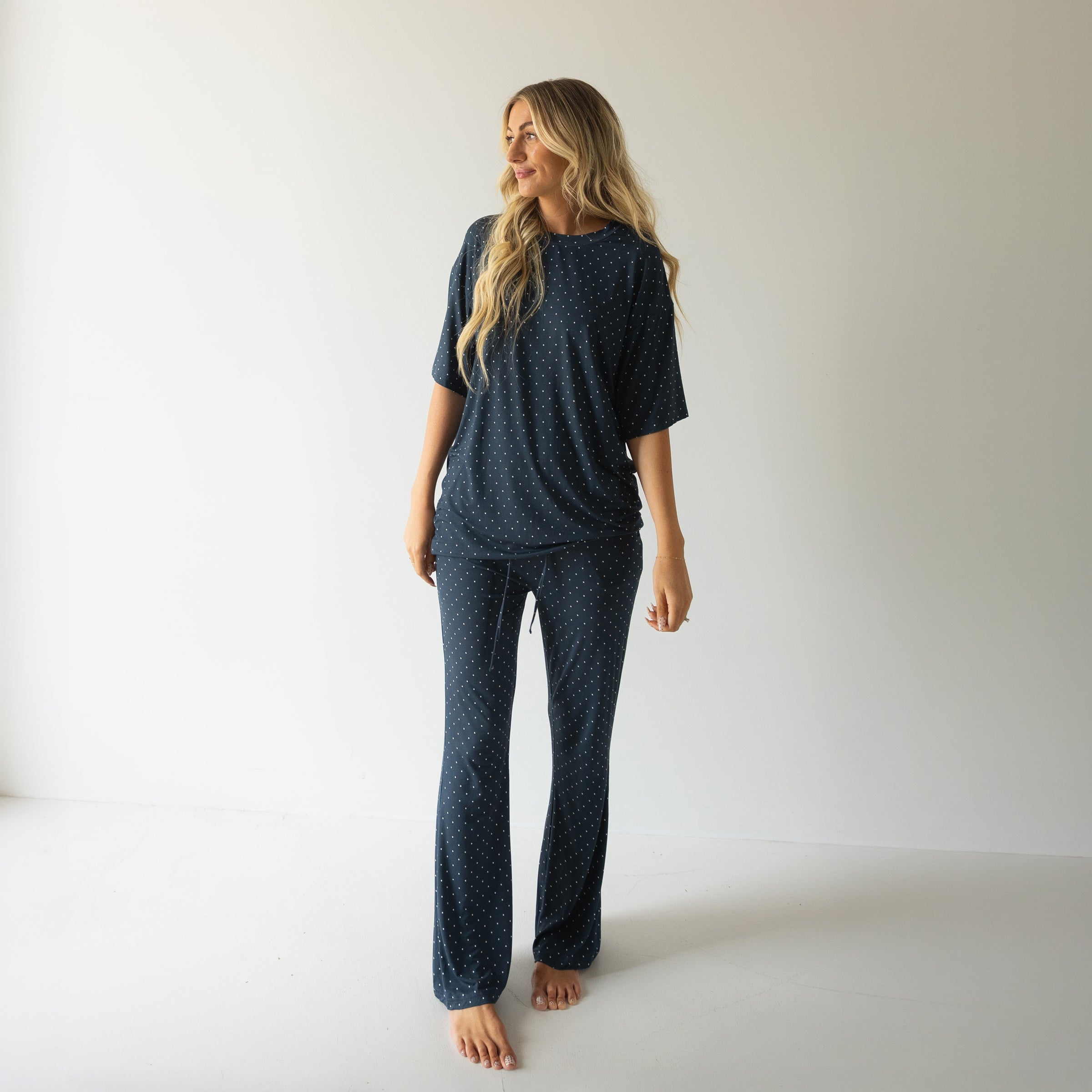 Short Sleeve Women's Bamboo Lounge Set | Emery