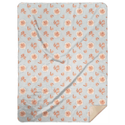 Shrimp & Grits Plush Throw Blanket 60x80 Soft Hometown Home Accent