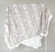 Adult Luxe | Snowcat Ivory Blanket