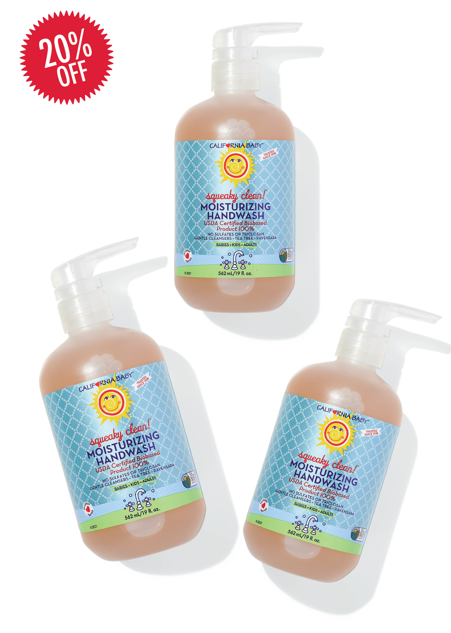 Squeaky Clean!™ Moisturizing Handwash