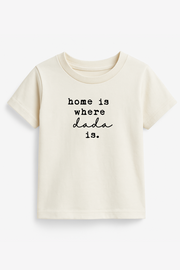 Home is Where Dada Is Organic Kids T-shirt