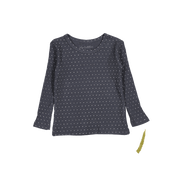 The Printed Long Sleeve Tee - Steel Dot