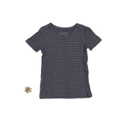 The Printed Short Sleeve Tee - Steel Dot