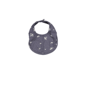 The Printed Bib - Steel Floral
