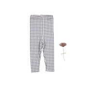 The Printed Legging - Steel Gingham