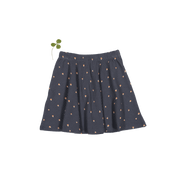 The Printed Skirt - Steel Mushroom