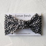 Bamboo Head Wrap | Street Micro Check
