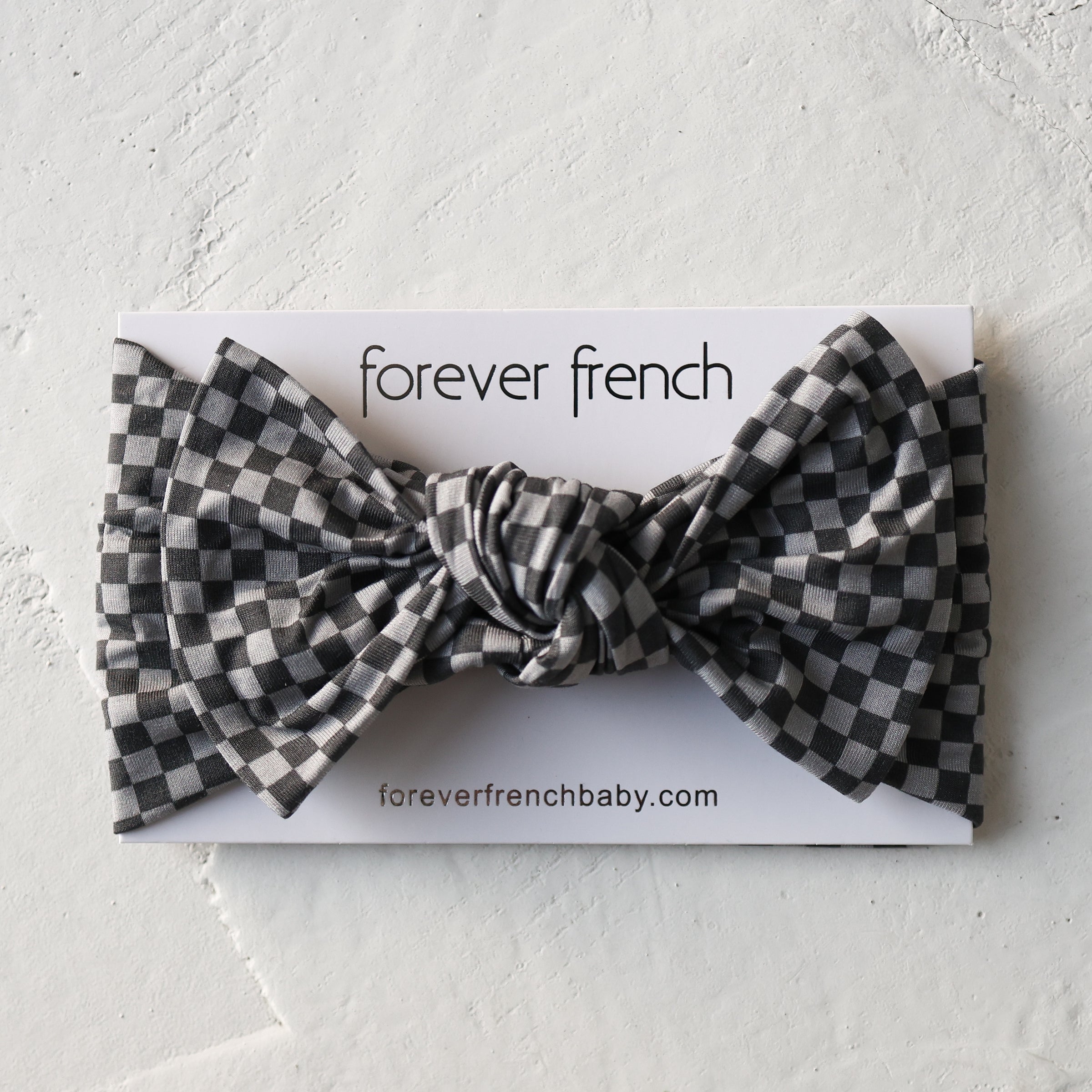 Bamboo Head Wrap | Street Micro Check