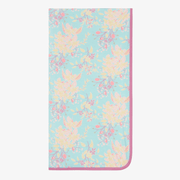 Summer Florals Aqua Swaddle