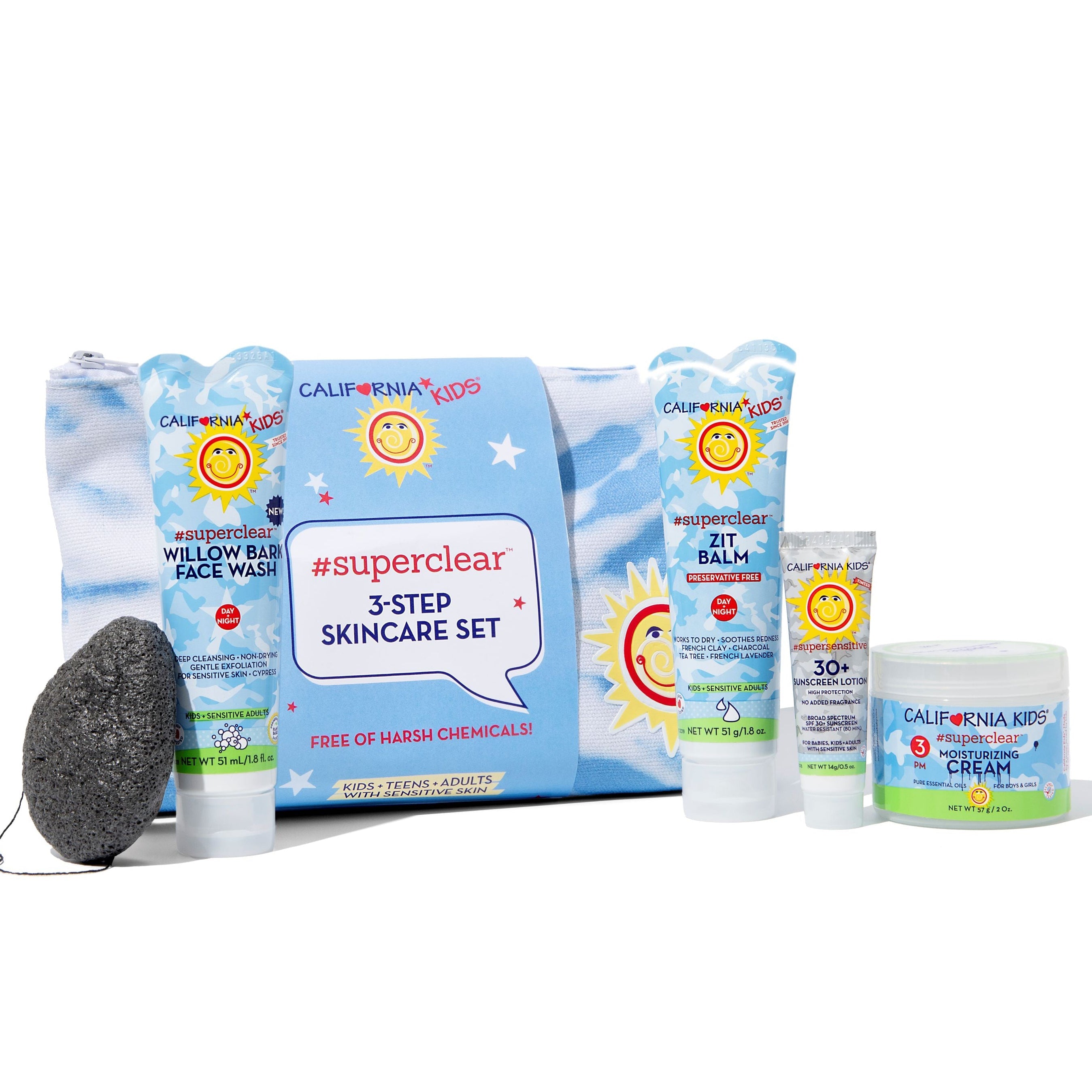 California Kids® #superclear™ 3-Step Skincare Kit
