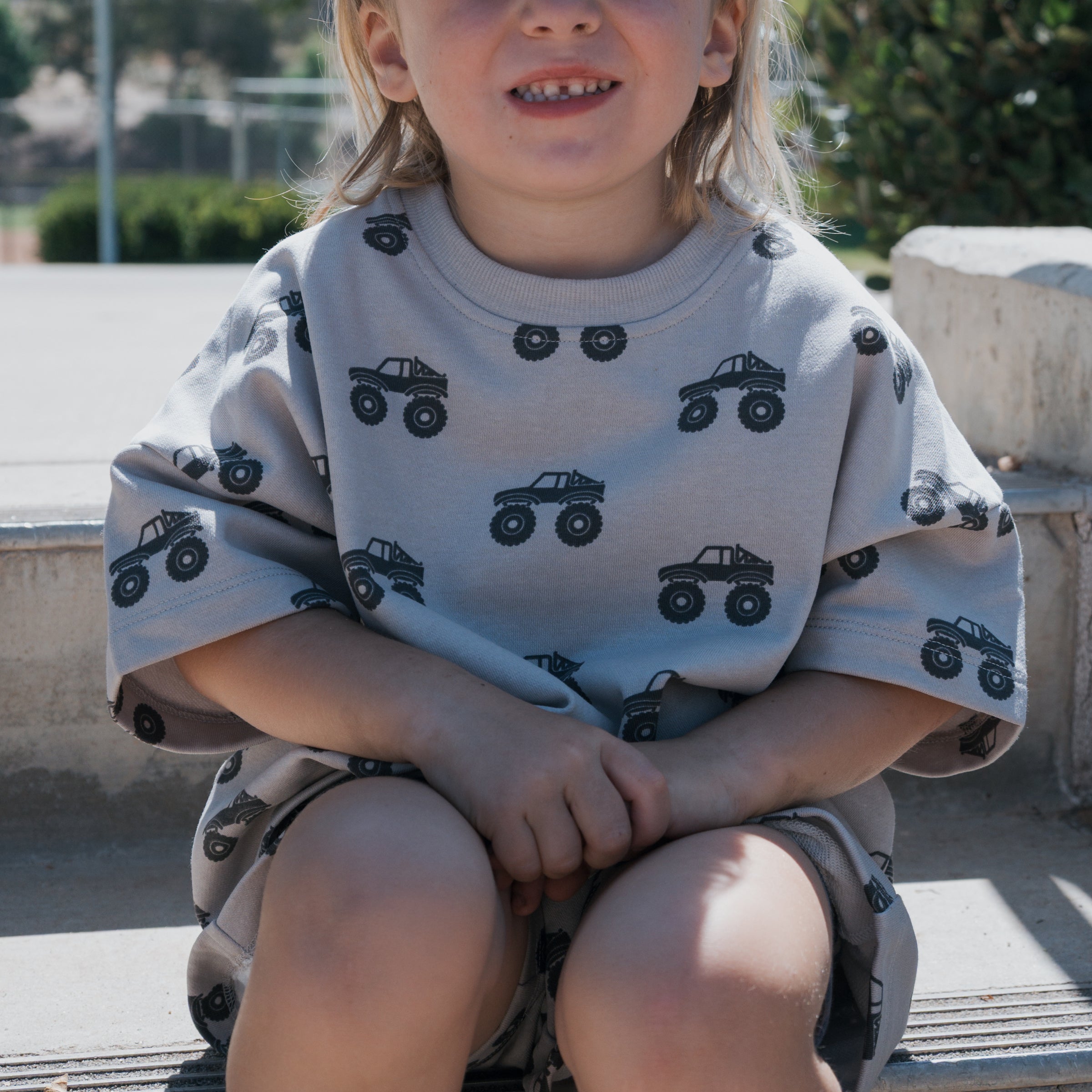 French Terry Short Set | Monster Truck