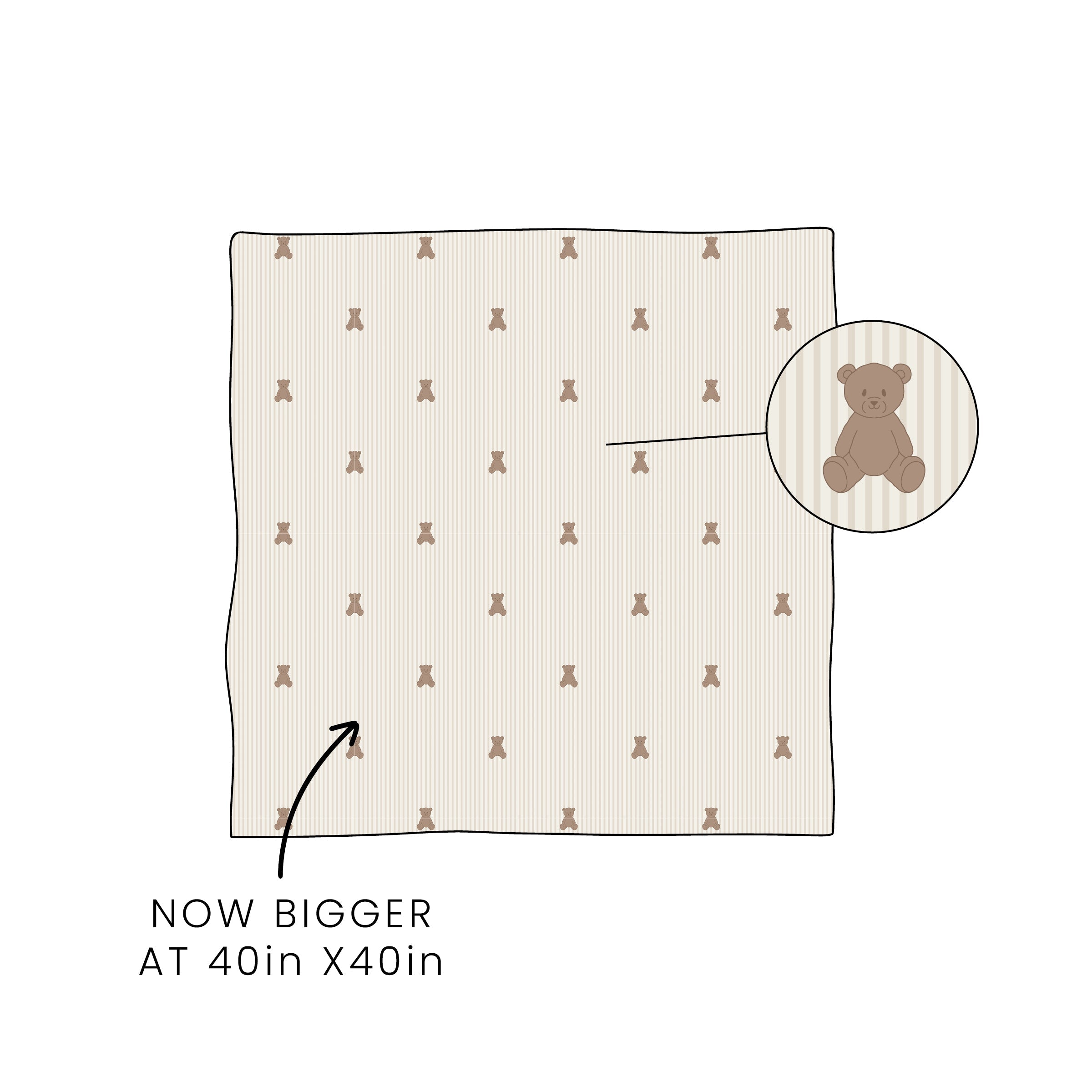 Bamboo Swaddle | Teddy