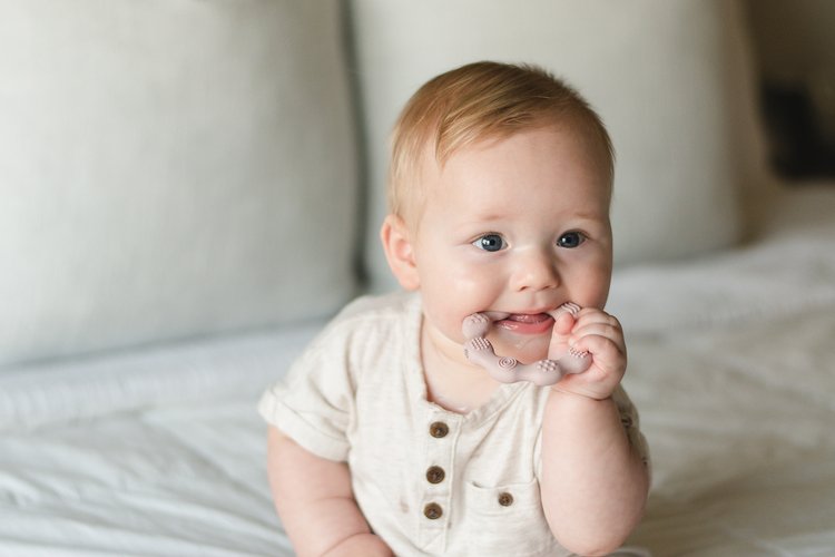 Silicone Teething Ring - Dusty Lilac
