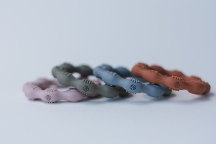 Silicone Teething Ring - Pumpkin