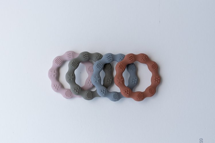 Silicone Teething Ring - Pumpkin