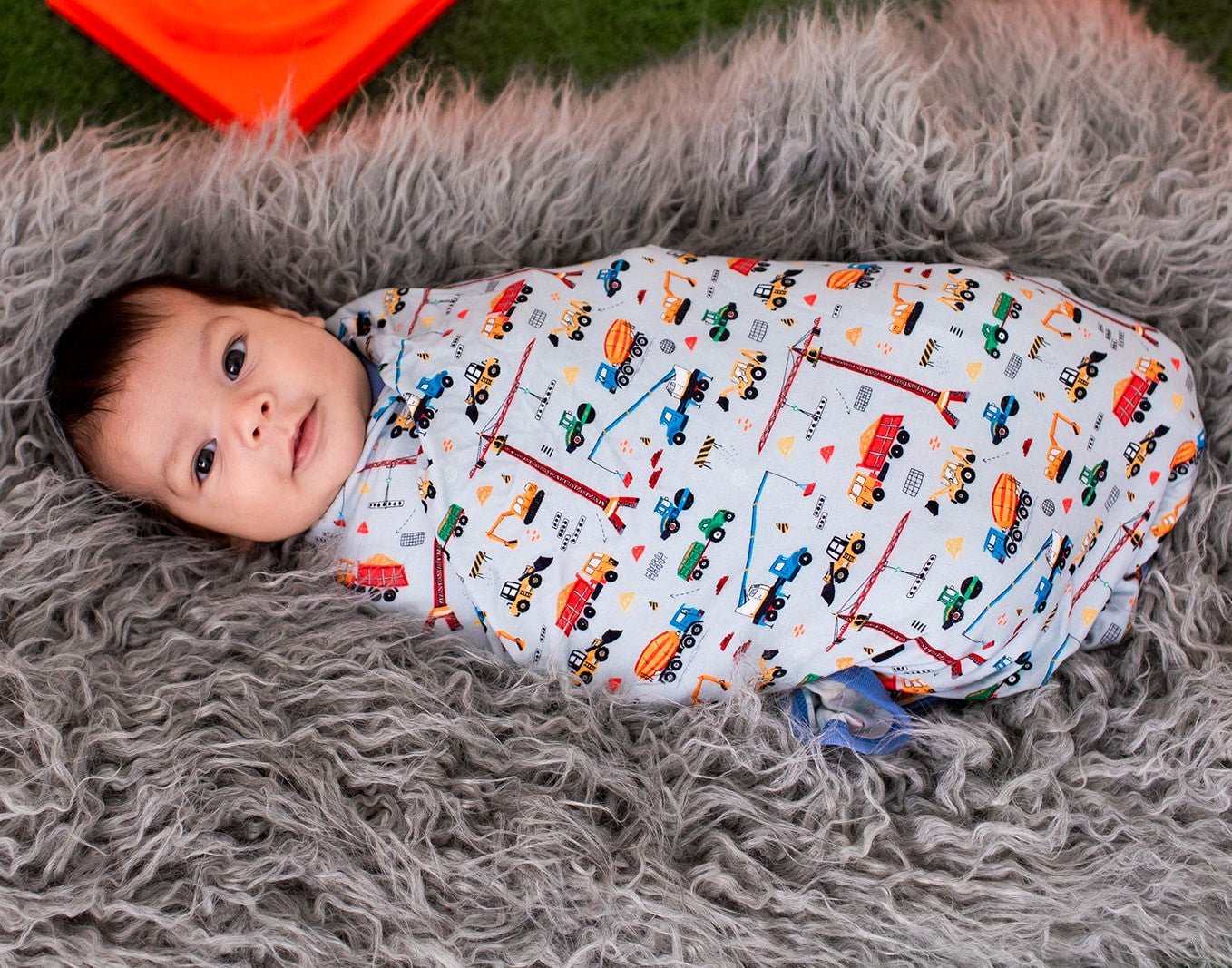 Tiny Trucker Swaddle