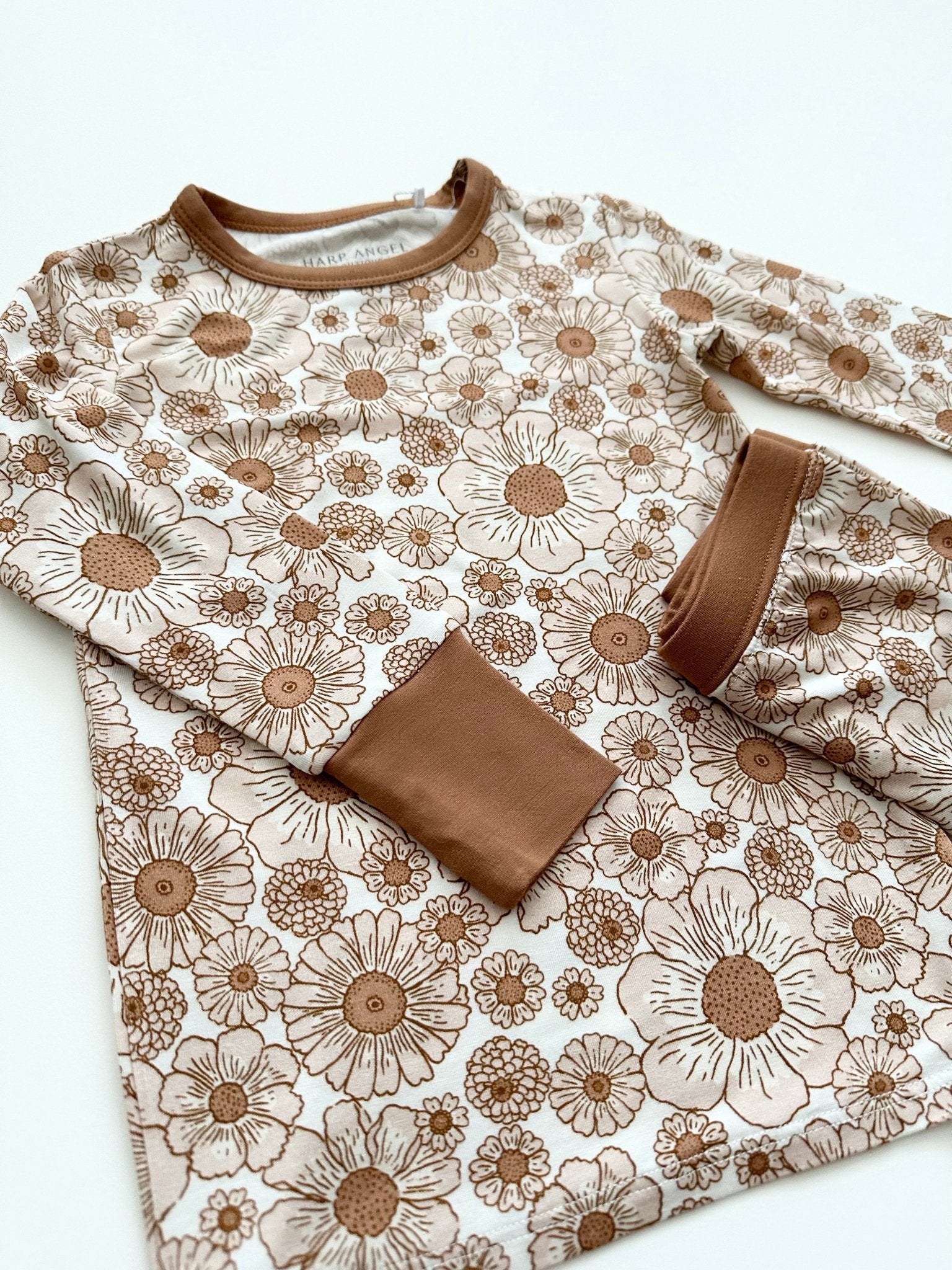 Flower Garden Bamboo Kids Pajama Set