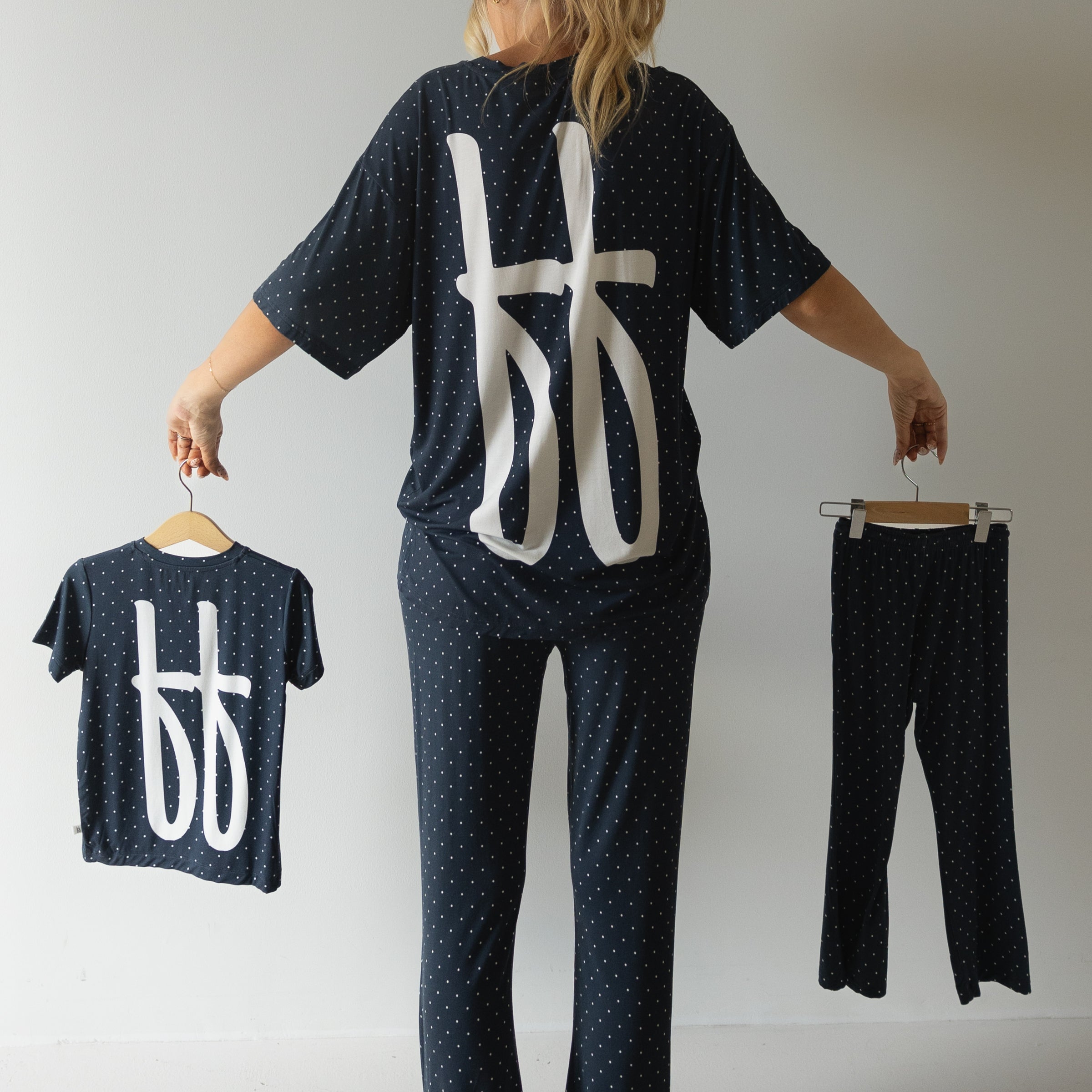 Child Short Sleeve Bamboo Lounge Set | Emery