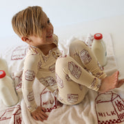 Bamboo Two Piece Pajamas | Milk