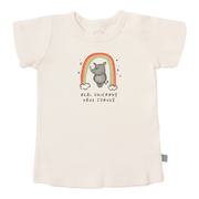 graphic tee | unicorn curves
