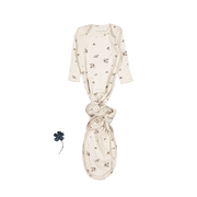 The Printed Baby Gown - Vintage Floral